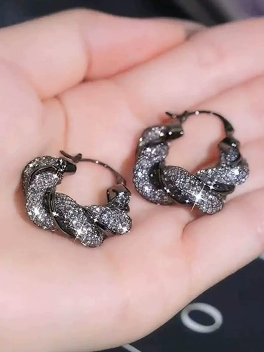 Twisted German style hoops